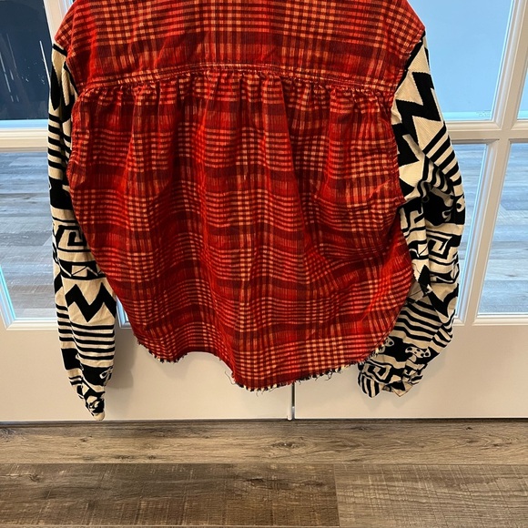 Urban outfitters BDG button up long sleeved mushroom shirt L EUC - Picture 5 of 9